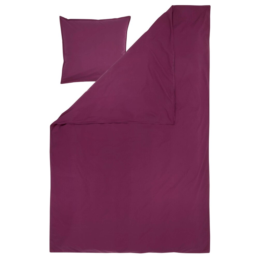 Curly Percale sengesæt - wine
